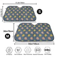 thumbnail image 3 of Balery Cute Turtle Print Car Windshield Sun Shade,Windshield Sunshade for Car Pickup Truck SUV Accessories-Small, 3 of 7