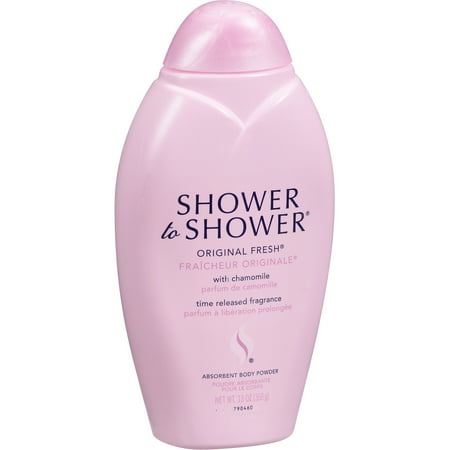 shower to shower absorbent body powder original fresh 13 oz