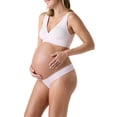 thumbnail image 3 of Ingrid & Isabel For Every Belly Women's Maternity Thong Panties, 3-Pack, Sizes XS-4XL, 3 of 10