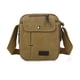thumbnail image 1 of Bolsa mensajera de lona para hombre - Bolso de hombro de gran capacidad para viajar con correa ajustable para uso diario y actividades al aire libre, 1 of 1