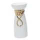 thumbnail image 4 of Portavelas de pilar Cerámica Accesorio fotográfico Artesanía Portavelas Candelabro Soporte para fiesta Halloween Cumpleaños Navidad Granja oro 12cmx25.5cm, 4 of 9