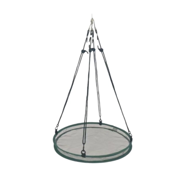 Bandeja para recoger semillas de pájaros, bandeja colgante para jardín al aire libre, práctica y confiable. Diámetro de 40 cm