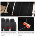 thumbnail image 3 of Fundas Para 5 Asientos De Automóvil 9 Piezas Universal Xtellar negro, 3 of 3