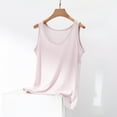 thumbnail image 2 of Gfyviroh Women's Cotton Linen Undershirts Crewneck Casual Sleeveless Tank Tops Plus Size Solid Color Loungewear Tops, 2 of 6