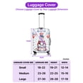 thumbnail image 5 of Happy 4th of July Patriotic Ragdoll Marching Band Uniform Balloons Fireworks Travel Luggage Cover Cat Lover Kitten Owner Gifts Idea Suitcase Dust Protective Decor - 13009, 5 of 5