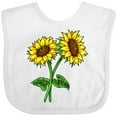 thumbnail image 3 of Inktastic Pair of Sunflowers Boys or Girls Baby Bib, 3 of 4