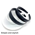 thumbnail image 4 of Sonducket Paquete de 10 diademas lisas de plástico con aro ancho sin para el hogar, escuela, oficina, diademas sencillas DIY para mujeres y niñas Ropa, zapatos y accesorios Miscelánea Sonducket AP012032-00, 4 of 6