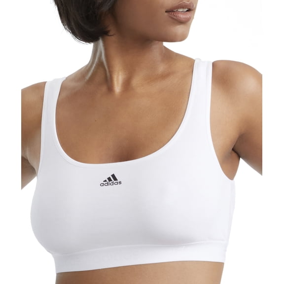 Adidas Womens Cotton Scoop Bralette Style-4A7H11