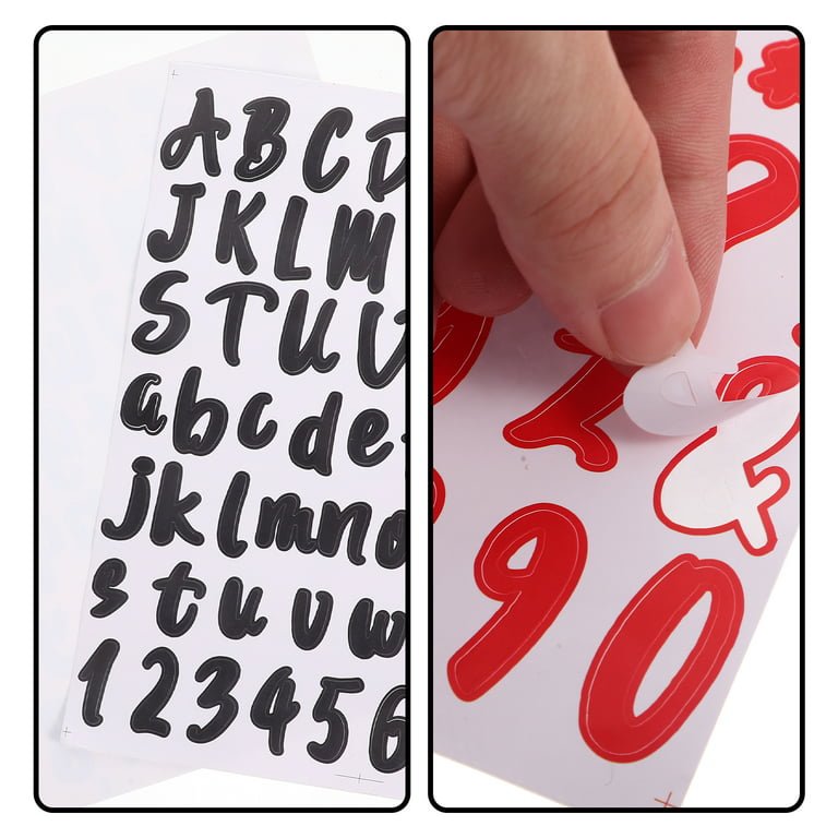 Silver Glitter ABC Alphabet Letter Stickers Planner Teacher Scrapbook  Crafts