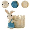 thumbnail image 6 of Miulika Bunny Statue Flowerpot Animal Sculpture Cartoon Gift Handmade Balcony Decoration Flower Basket for Bonsai Plants Lovers Gifts Bunny Fence, 6 of 9