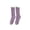 Light Violet, variant on Socks Women Beggar Shabby Ripped Hole Crew Socks Ribbed Knit Fluorescent Solid Color Skateboard Tube Hosiery Blue One Size