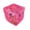 Pink, variant on Stress Cube, Slow Rising Sensory Fidget for Anxiety, Soft Gel Filled Calming Squeeze for Adults, Portable Desk Companion for Home Office
