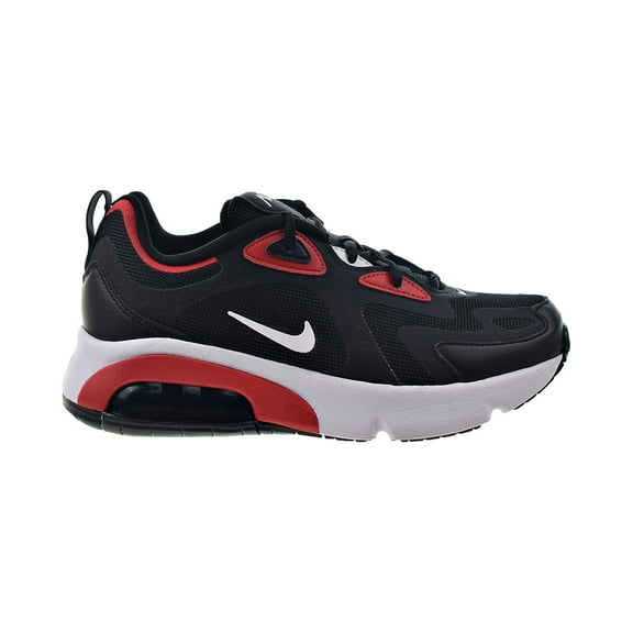Nike Air Max 200 Big Kids' Shoes Black-White-University Red at5627-007