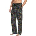 thumbnail image 6 of Hirioo Musical Notes for Men's PJ Pajama Pants Sleep Pants Men's Home Trousers with Pockets,S-3XL-Medium, 6 of 6