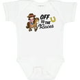 thumbnail image 3 of Inktastic Off to the Races with Cowgirl on Horse Girls Baby Bodysuit, 3 of 5