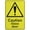 Warning Sign 2, variant on Keep Right Sign - 8"x12" Vintage Metal Warning Sign, Traffic Direction Decor for Home Farm Bar Coffee Shop Club Street Road