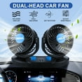 thumbnail image 3 of Car Fan, Electric Car Fan for Dashboard, 2 Speeds Portable 360 Degree 12V Car Cooling Fan for SUV, RV, Vehicle (2 USB Charging Ports), 3 of 9