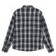 thumbnail image 3 of Blusa y camisa de manga larga con cuello vuelto para hombre, blusa informal a cuadros a la moda con botones y cuello vuelto, blusa de poliéster para hombre, 3 of 3