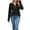 Black, variant on Tnhcen Women's V-Neck Button Up Sweater Ribbed Knit Long Sleeve Top Polyester Spandex Casual Pullover Fall Winter Fashion Tops Classic Basic Women's Clothing Plus Size S-2XL