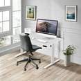 thumbnail image 5 of Mount-It! White Electric Standing Desk with Extra-Wide  55" Desktop, White, 5 of 9
