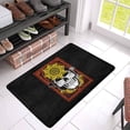 thumbnail image 3 of MKHERT Halloween Skull Flower Sword Doormat Rug Home Decor Floor Mat Bath Mat 30x18 inch, 3 of 3