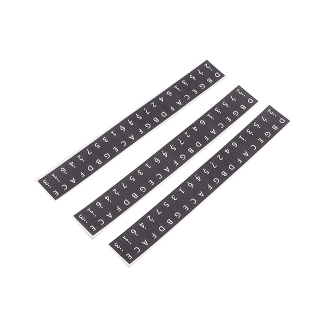 3Pcs 17 Key Kalimba Stickers, Thumb Piano Key Labels with Musical Notes for Easy Learning and Decoration