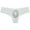 White, variant on Man Solid Spandex Skin Mini Brazilian Bikini Briefs Underwear Enhanceing Bulge Pouch Jockstrap Cheeky Panties White L