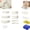 15 Piece Set, variant on Gourmetific Cream White Nonstick Detachable Handle Pan Set - 12 Piece Stackable Set