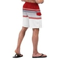 thumbnail image 2 of Men's G-III Sports by Carl Banks Red/White Los Angeles Angels Jump Shot Volley Board Shorts, 2 of 2
