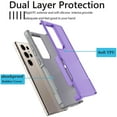 thumbnail image 3 of Galaxy S24 Plus 5G Case, 2 in 1 Phone Case for Samsung Galaxy S24 Plus 6.7" ,Takfox Shockproof Protection Heavy Duty Armor Hard Plastic & Rubber Rugged Bumper Cover,Purple, 3 of 10