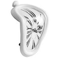 thumbnail image 1 of mmirethe Novelty Plastic Melting Clock Home Office Shelf Desk Table Decoration Gift White, 1 of 2