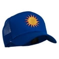 thumbnail image 5 of Sun Outline Embroidered Mesh Cap - Royal OSFM, 5 of 5