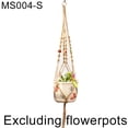 thumbnail image 5 of SPRING PARK Indoor Macrame Plant Hanger Basket Cotton Rope Pots Holder Hanging Garden Decor, 5 of 6