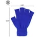 thumbnail image 4 of Luxtrada - Guantes de punto cálidos de invierno para mujer y hombre, sin dedos, de medio dedo, 4 of 8