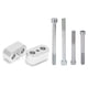 thumbnail image 5 of Handlebar Adapter, Handlebar Riser CNC Aluminium Alloy  For Motorcycles For ATVs ANGGREK Plata, 5 of 8