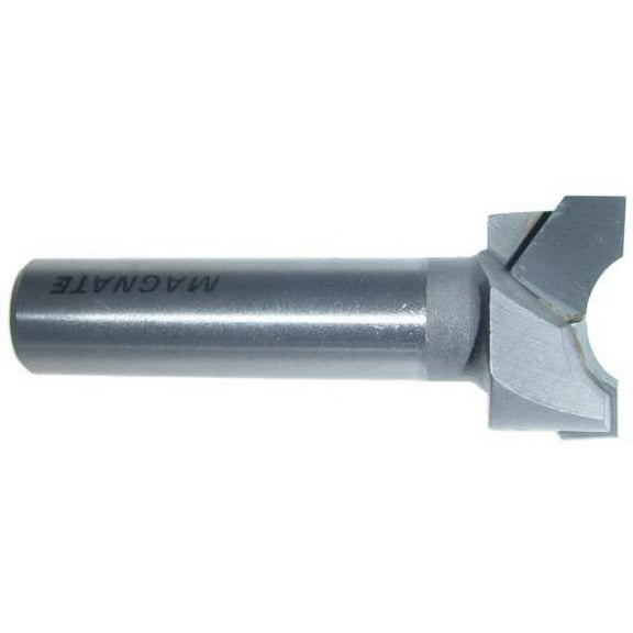 Magnate 352 Plunge Button Router Bit - 1" Cutting Diameter, 1/2" Button Diameter, 1/2" Shank Diameter, 3/10" Radius, 2" Shank Length