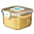 thumbnail image 3 of Contenedor de arroz Caja hermética de almacenamiento de alimentos de grano transparente con tapa para cocina casera transparente 5 kg / 11,02 lb, 3 of 5