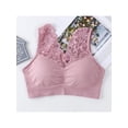 thumbnail image 5 of Women Full Figure Plus Size Lace Bras Rimless Sports Tank Tops, 5 of 11