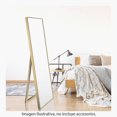 thumbnail image 3 of Espejo Hometrends Rectangular Dorado 36.7x144.9 cm, 3 of 4
