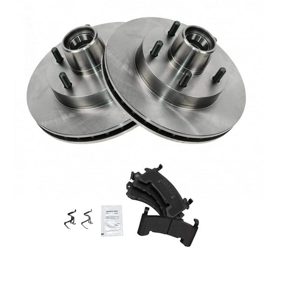 TRQ Front Brake Pads & Rotors Kit Fits Select Chevy GMC Buick Pontiac Oldsmobile