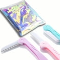 thumbnail image 1 of 6 Pack Eyebrow Razor - Premium Facial Razor, Eyebrow Trimmer/Shaper Set, Exfoliating Dermaplaning Tool for Women, 1 of 7
