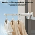 thumbnail image 2 of Shoreew 1/2Pcs Retractable Clothes Drying Rack Strong Load-bearing Simple Installation Foldable Hanger Pull-Out Clothes Drying Rod, 2 of 7