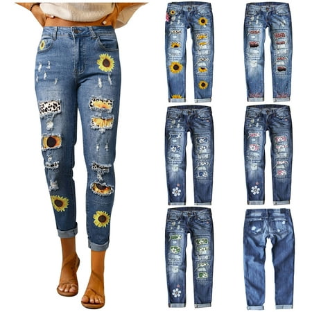 

Womens Jeans High Waisted Jeans For Women Destroyed Jeans For Women Super Stretchy Jeans For Women Maternity Jeans Plus Size Womens Green Jeans Denim Joggers For Womenst Patricks Day Overalls