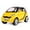 Yellow, variant on 1:32 Model Car Metal Diecast Toy Vehicle Kids Sound Light Gift For Smart ForTwo Accessories