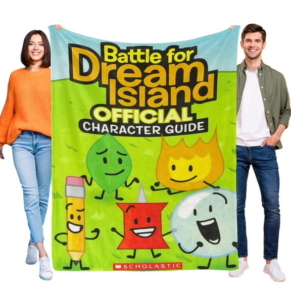 Battle for Dream Island Flannel Blanket Fun and Cozy Throw Blanket Perfect for Bedroom Playroom or Travel Ideal Gift for Boys and Girls 30"x40"