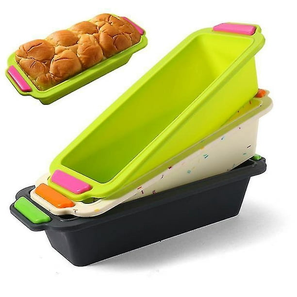 Molde de silicona para pasteles, herramientas para hornear pasteles, tostadas y pan.