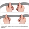 thumbnail image 3 of Banda Elástica Doble-Cara Unique Bargains 1' Plano 4 Yarda 1 Rollo Claro Gris para Costura Cinturilla, 3 of 6
