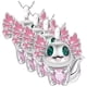 thumbnail image 1 of Collar y Dije de Animales AxolotlNeck07 4Pzas Ajolote/Corazón Plata/Rosa Metal Cadena y Dije., 1 of 4