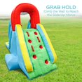 thumbnail image 3 of Deluxe Inflatable Water Slide Park - Heavy-Duty Nylon for Outdoor Fun - Climbing Wall, Slide, & Small Splash Pool - Easy to Set Up & Inflate with Included Air Pump & Carrying Case, 3 of 8