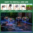 thumbnail image 6 of Solar smoke Lanterns Courtyard dandelion garden lawn lights outdoor waterproof led atmosphere full Sky decorative lights, 6 of 7